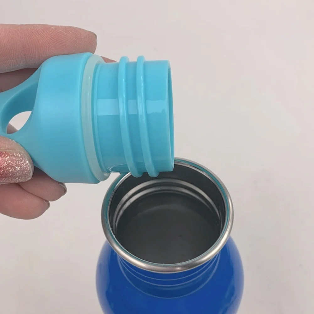 Vera Bradley Aluminum Drinkware Tumbler Travel Cup Blue Fish